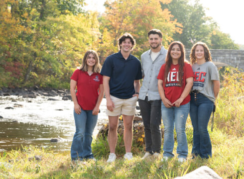 NEC Students down by the river