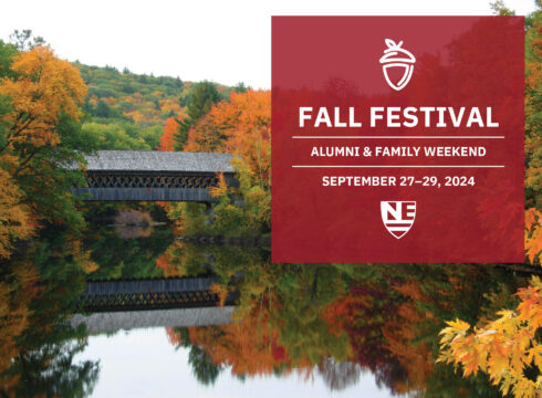 Graphic announcing Fall Festival 2024 at New England College