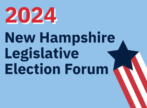 Graphic for the 2024 New Hampshire Legislative Election Forum