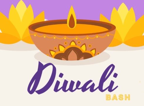 Graphic for the Diwali Bash event at New England College