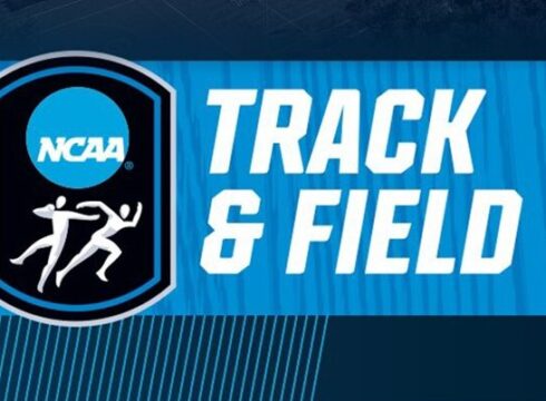 Graphic announcing the return of Track & Field to New England College's varsity sport offerings